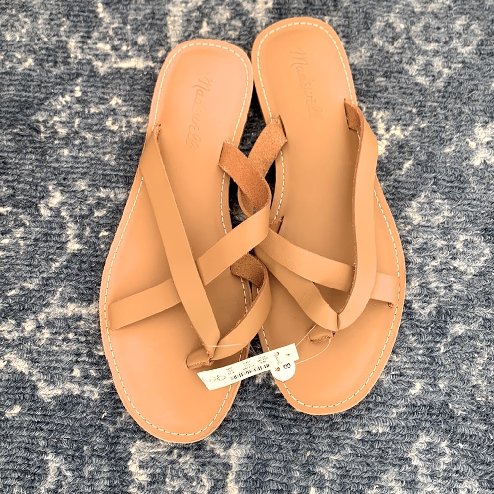 Madewell NWT Boardwalk Thong Sandal, Size 8